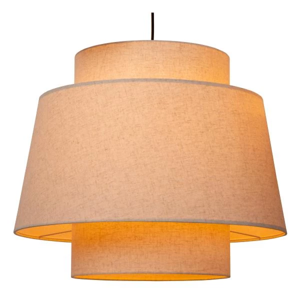 Lucide TRIBUTE - Pendelleuchten - Ø 76 cm - 3xE27 - Beige - detail 3